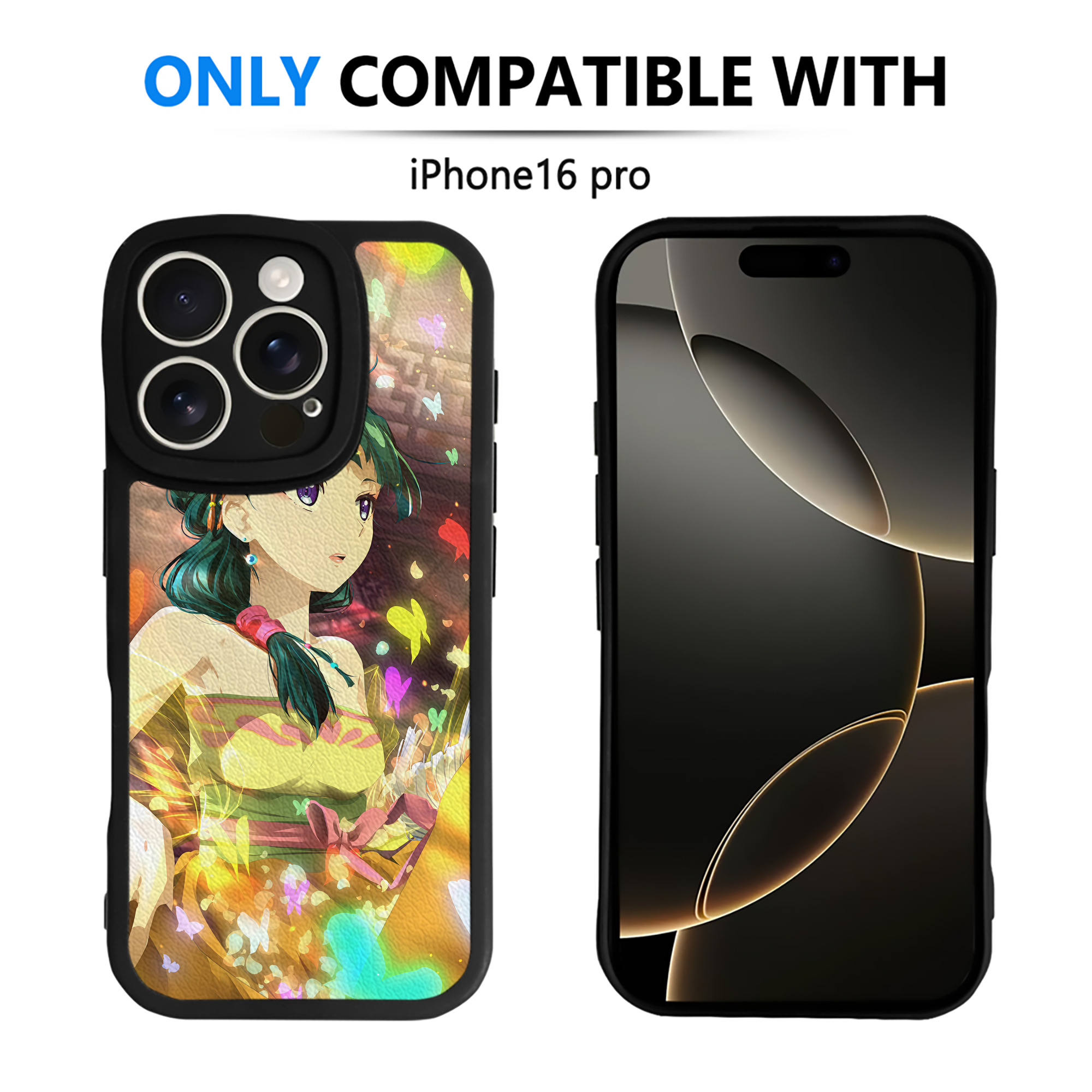 （画像用） 薬屋のひとりごと The Apothecary Diaries 【iPhone 16シリーズ対応】シリコンスマホケース（レザー調） 材質：シリコン